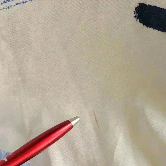 NICOLE MILLER Abstract Print Sleeveless Maxi Dress Size Medium SilkyBlue & White - Picture 10 of 10